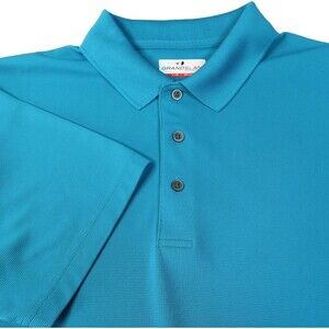 Grand Slam Golf Polo Shirt Mens Size Large Performance  Color:Teal Short Sleeve